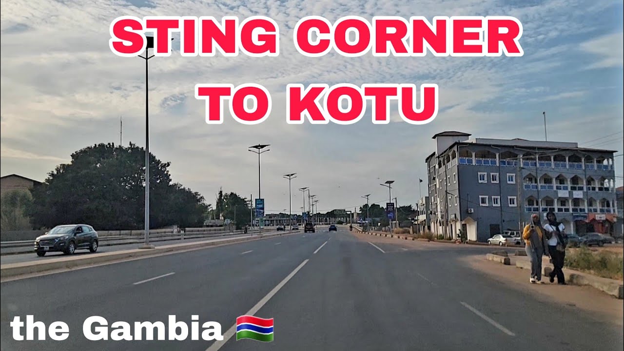 Clean & Beautiful Roads | Sting Corner to Kololi OIC Drive 2025 the Gambia 🇬🇲 Africa 
