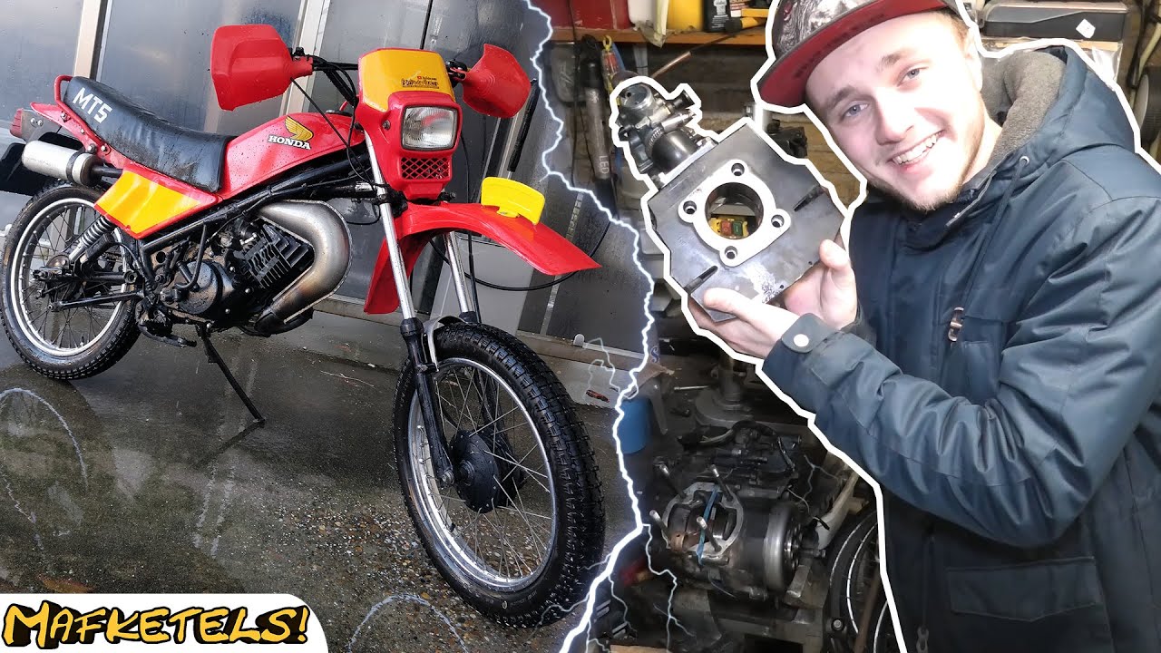 Honda MT5 125CC ATHENA | Opgevoerde Brommer testen na Revisie!