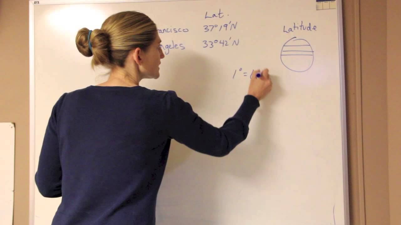 Calculating Distance (in degrees) with Latitude