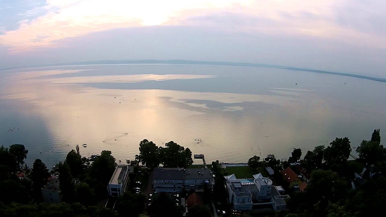 Drón a Balatonvilágosi magaspart felett