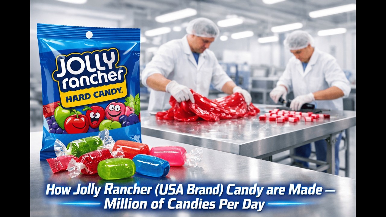 How Jolly Rancher Candy Is Made in The Factory | Full USA Production Process