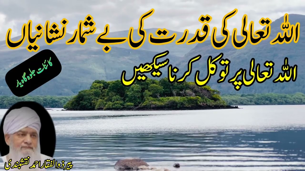 ALLAH ki qudrat ki beshumar nishaaniyan || peer zulfiqar ahmad naqshbandi || islamic bayan |