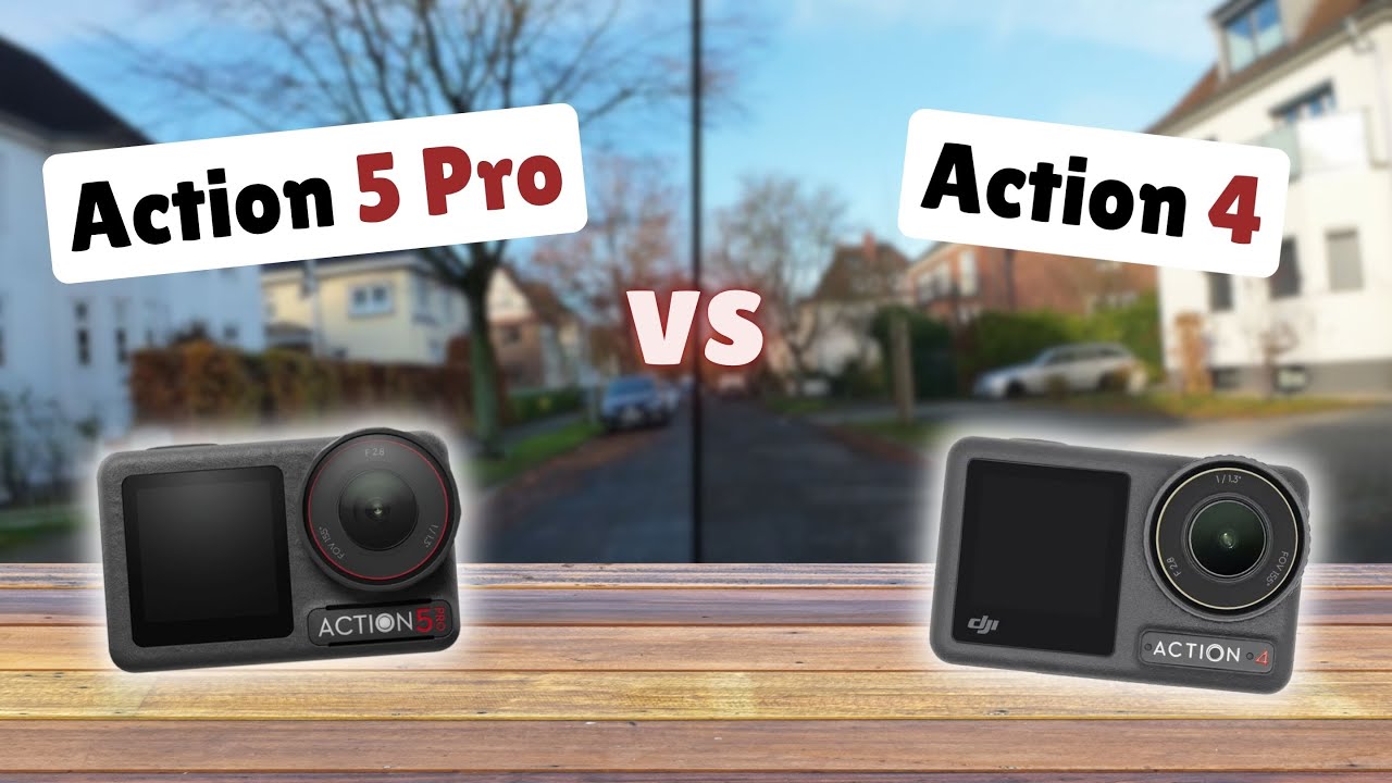 DJI Action 4 VS 5 Pro // XXL Test RockSteady & HorizonBalancing