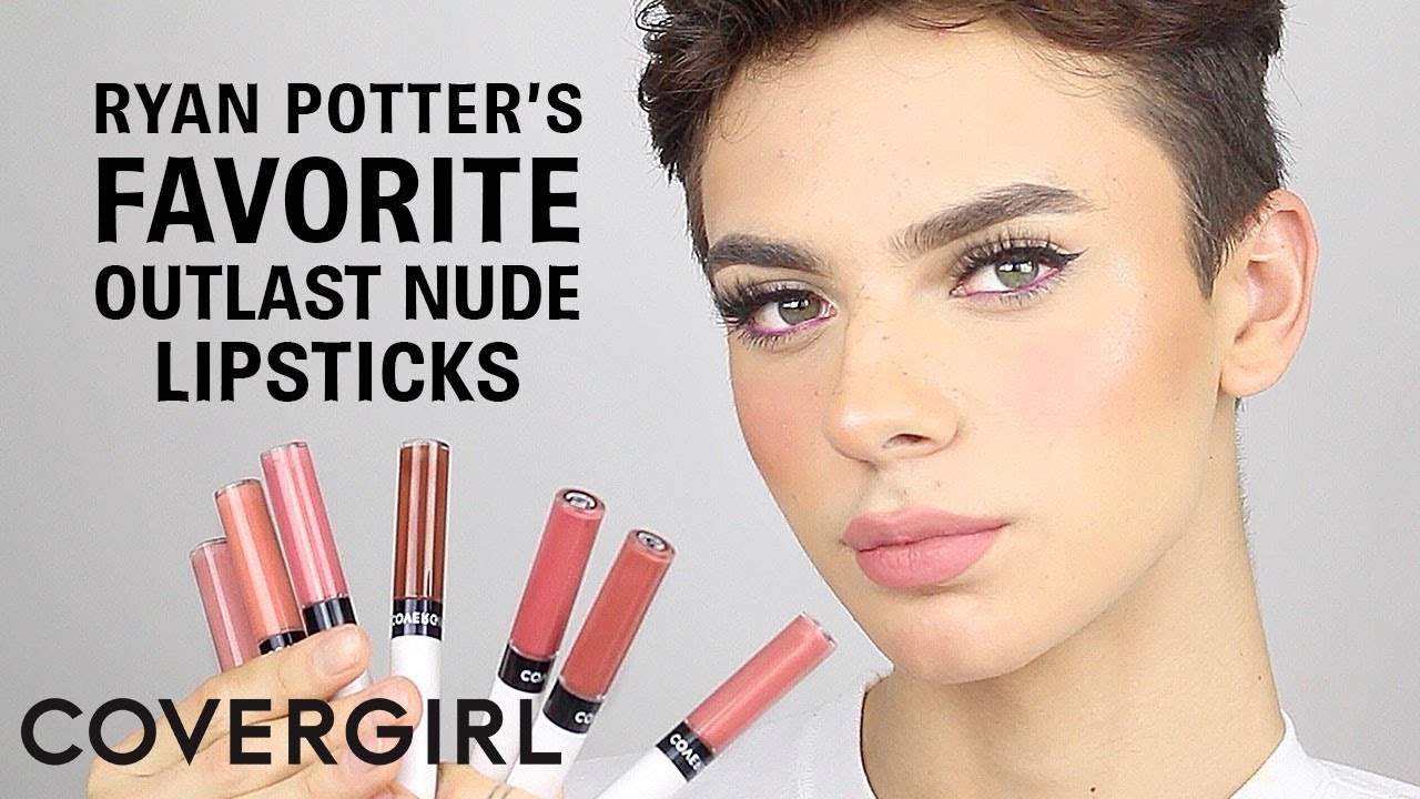 Ryan Potter Shares His Favorite COVERGIRL Outlast Nude Lipstick Shades