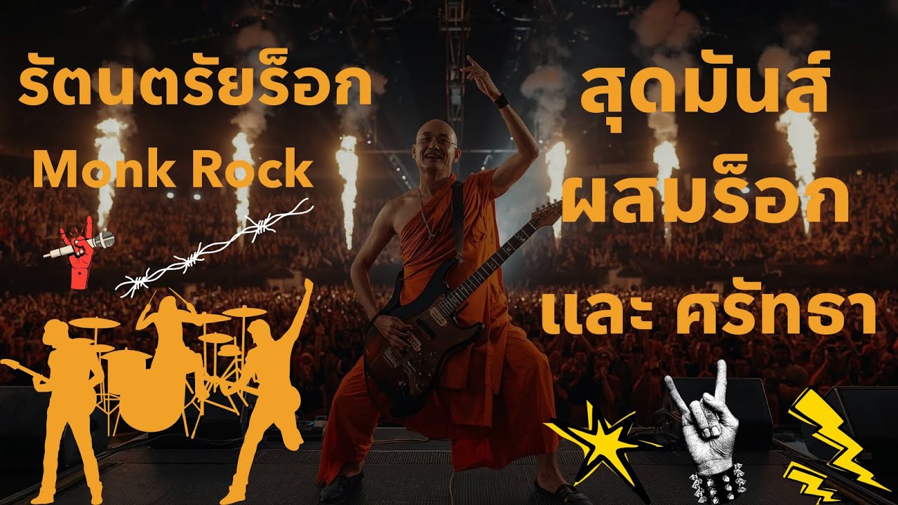 รัตนตรัยร็อก | Monk Rock เพลงสวดมนต์ไทยสุดมันส์ ผสมร็อก & ศรัทธา