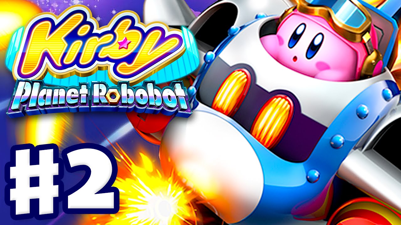 Kirby Planet Robobot - Gameplay Walkthrough Part 2 - Area 2: Resolution Road! (Nintendo 3DS English)