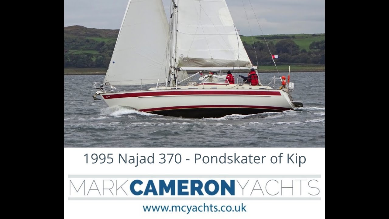 1995 Najad 370 - PONDSKATER OF KIP | Centre cockpit cruising yacht for sale with Mark Cameron Yachts