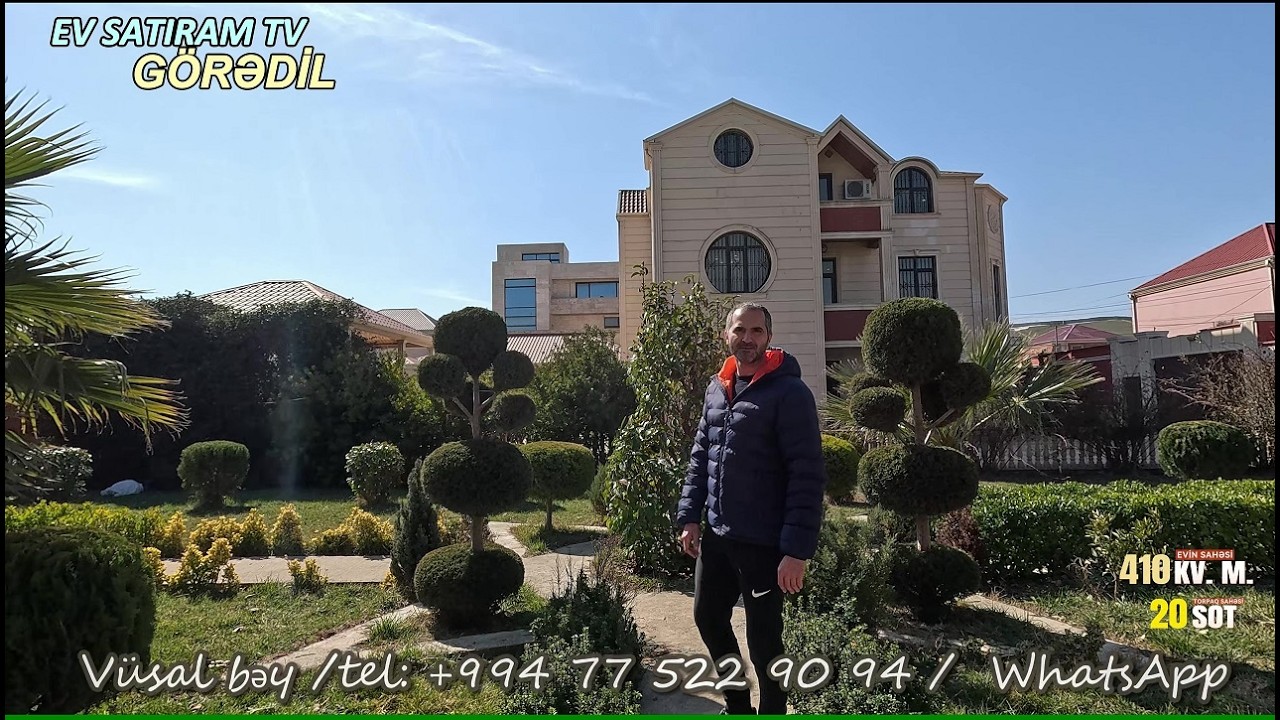 🌟Endirim Olundu! Görədildə, 🌳12 Sotda Hovuzlu Ev Satılır 🏠/ Недвижимость в Баку / EV SATIRAM TV