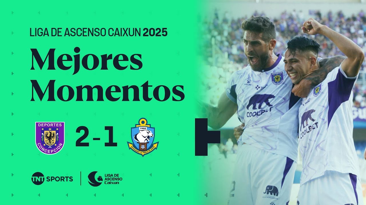 🟣⚪ D. Concepci&oacute;n 2 - 1 ⚪🔵 D. Antofagasta | Liga de Ascenso Caixun 2025 - Liguilla 4&deg; de Final IDA