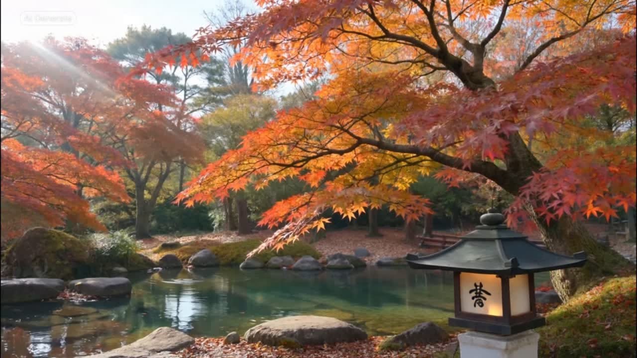 Japanese Maple Garden | 8 Hours of Ambience for Any Occasion
