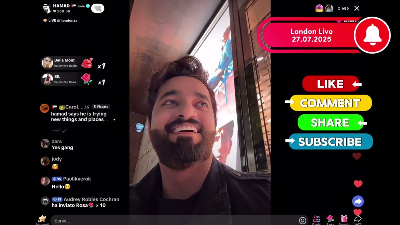 London TikTok Live 27.07.2025 @HH_HAMAD Part.3