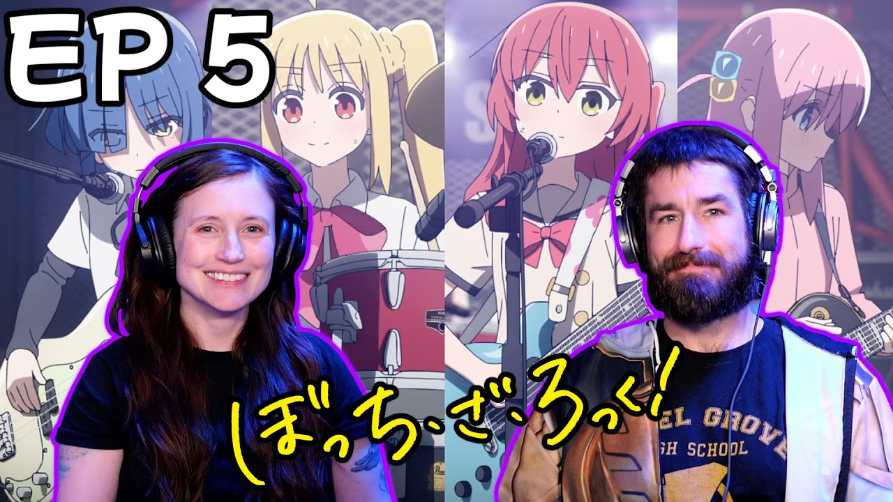 Реакция на 5-й эпизод Bocchi The Rock: прослушивание | AVR2
