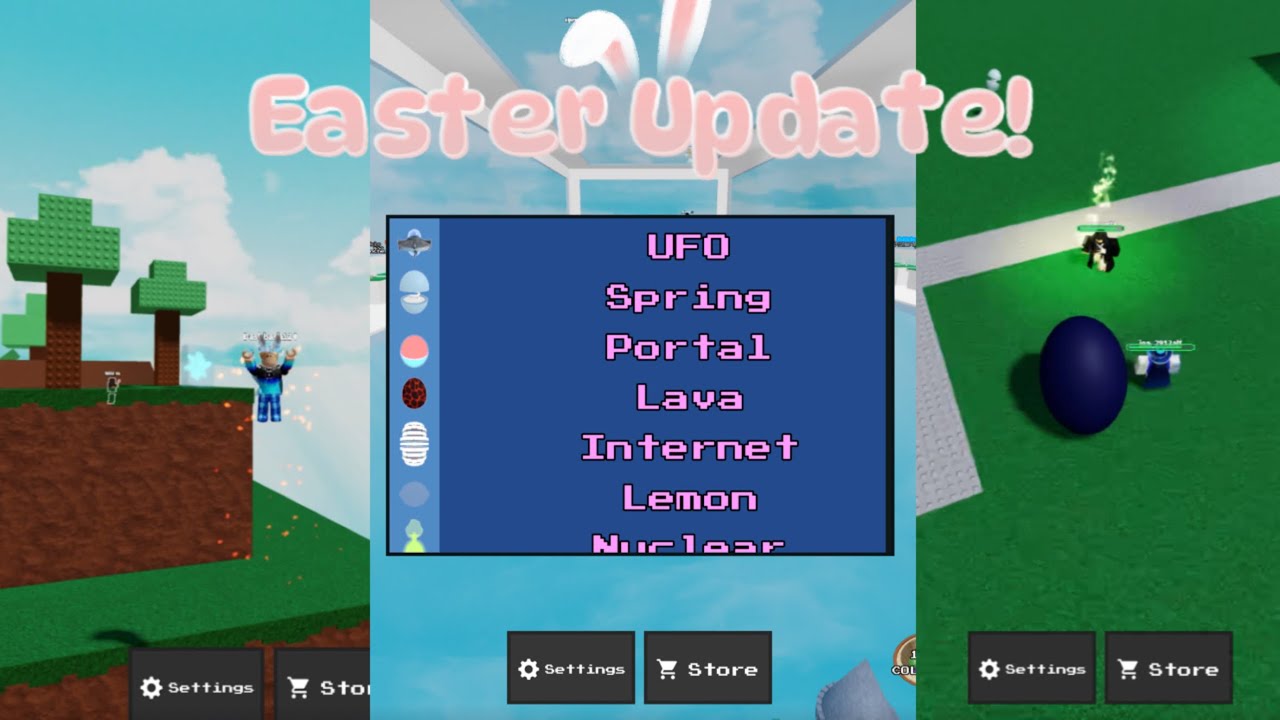 Easter Update | Rabbit + Egg Showcase + Egg Locations | Ability Wars