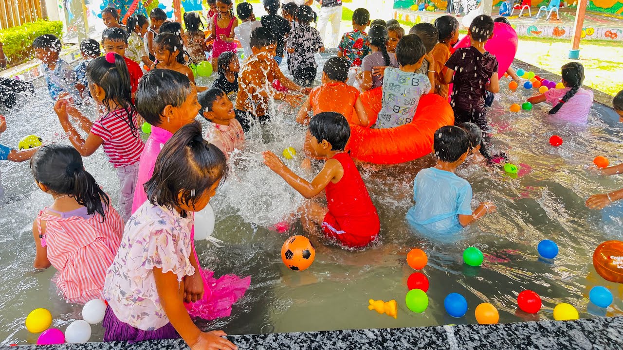 Pool party 🎉 2025 #activity  (Anu public school,Thandla) #summer #summervibes