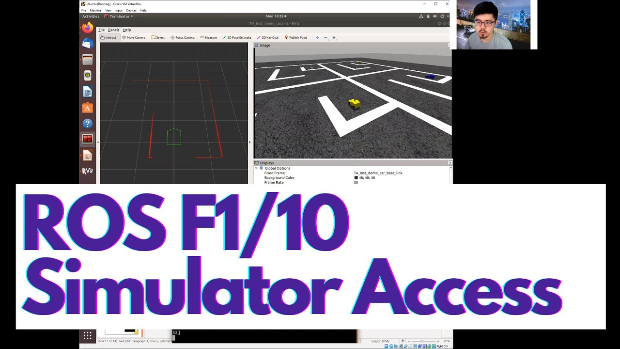 [F1tenth (F1/10) Lab 5]: ROS F1/10 Simulator Access
