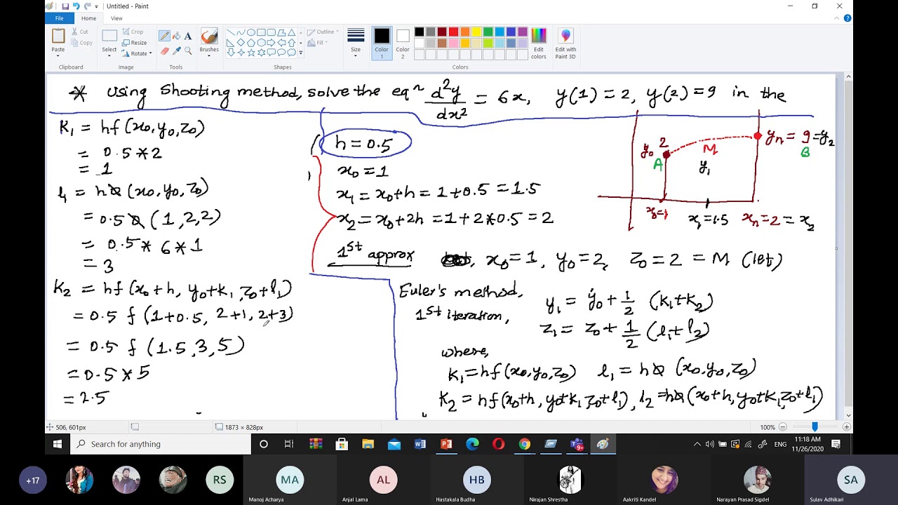 shooting method part 2 (Numerical Methods)