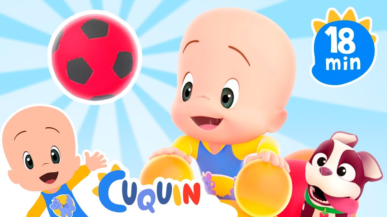 Pelotas de colores con la Oruga Tragabolas | Aprende con Cuquín
