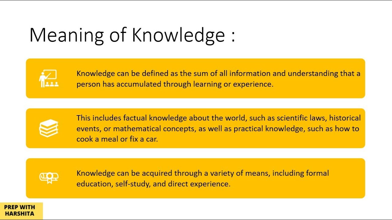 Meaning of Knowledge and Knowing | Knowledge and Curriculum