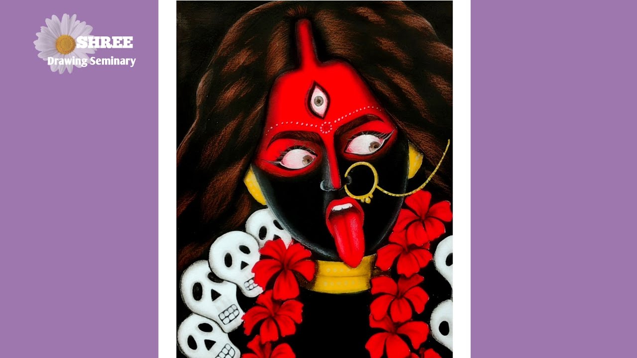 How to Draw Angry Kali Very Easy Step by Step