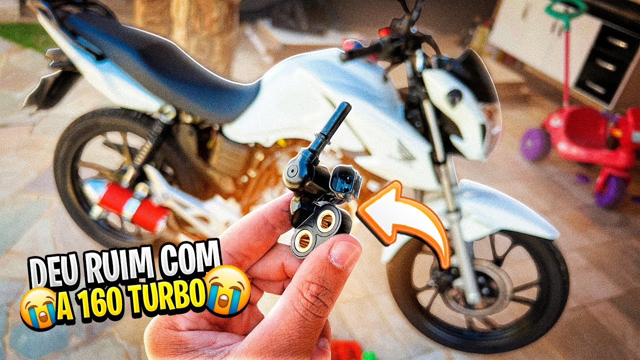COLOQUEI BICO DA XRE 190 NA CG 160 E DEU RUIM