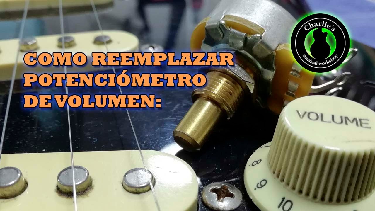 Cómo reemplazar un potenciómetro de volumen en tu instrumento eléctrico.