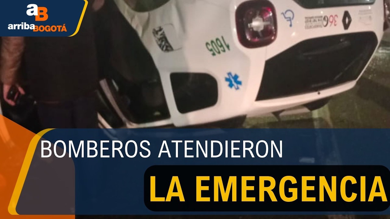 Aparatoso accidente al ingreso del aeropuerto El Dorado: camioneta de servicio se volcó| CityTv