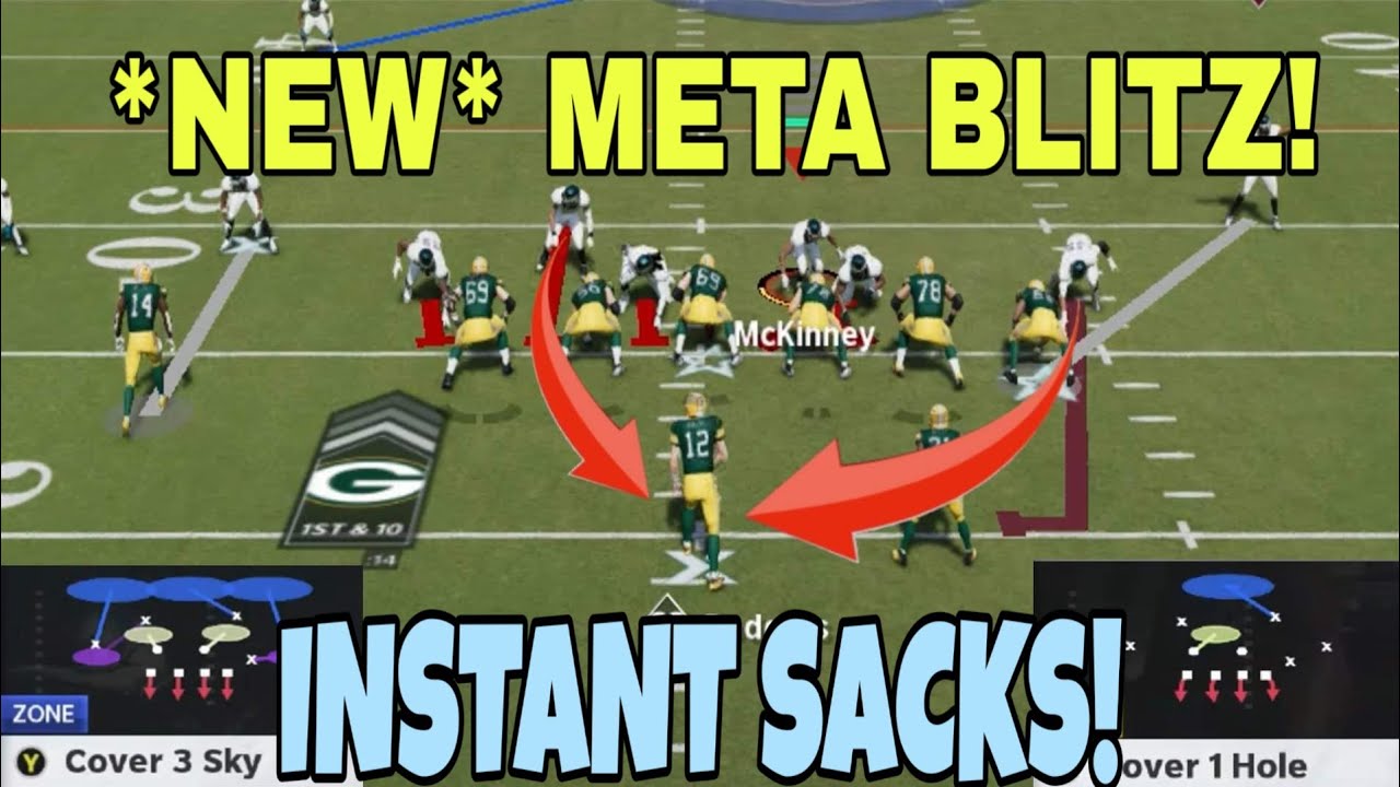 *NEW* META BLITZ DEFENSE! Instant Sacks From Any Play in this Rare GLITCH FORMATION! Madden NFL 21