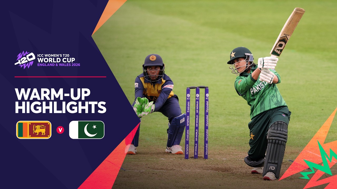 Sri Lanka ace a commanding chase | Match Highlights | Women's T20WC 2026 warm-ups