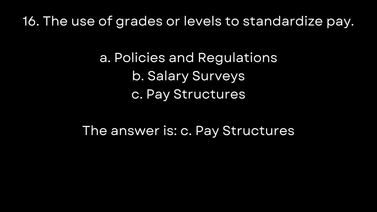 8) CHRA Set I Drills. Compensation Administration by Zarate. Chapter I. HREAP Reviewer. HR terms.