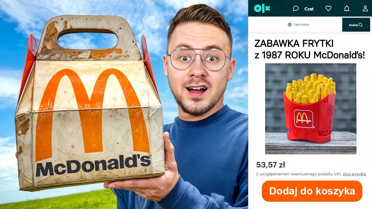 Testujemy NAJSTARSZE ZABAWKI z McDonald's (Happy Meal)