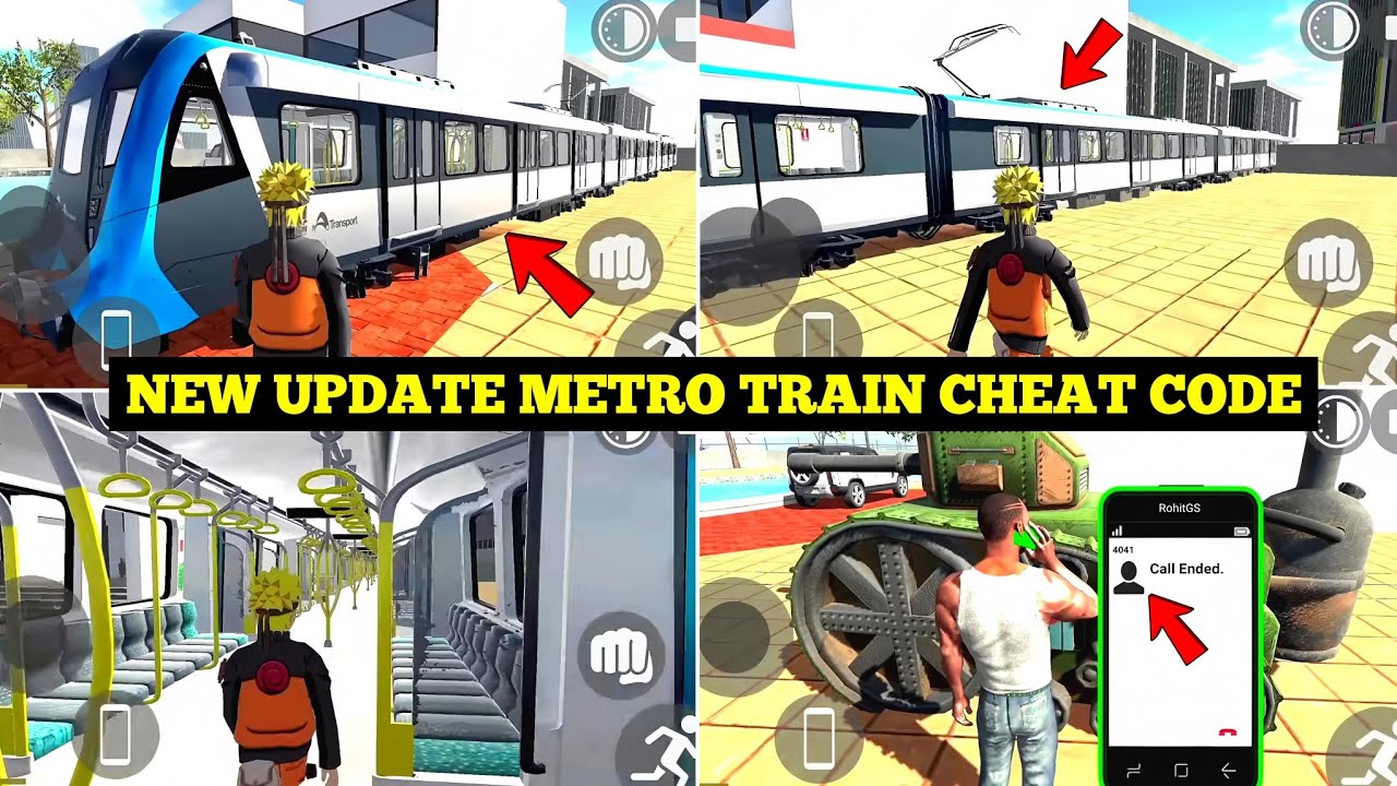 New Update Secret Cheat Code in Indian Bike Driving 3D 🤯🔥| Metro Train Cheat Code | HIG