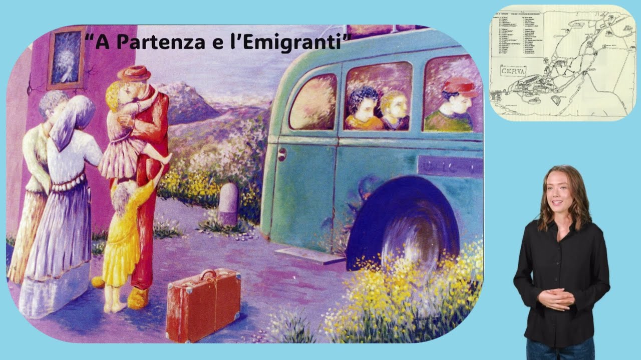 “Cervacz,Calabria,Italia, il borgo dei murales  dall’emigrazione italiana al messaggio di Papa Giova