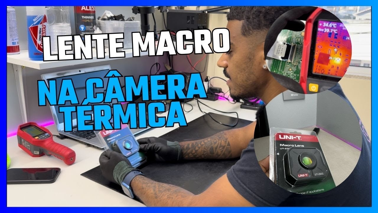 Lente MACRO Para Câmera Térmica, Dá um bom resultado? Eu Testei..