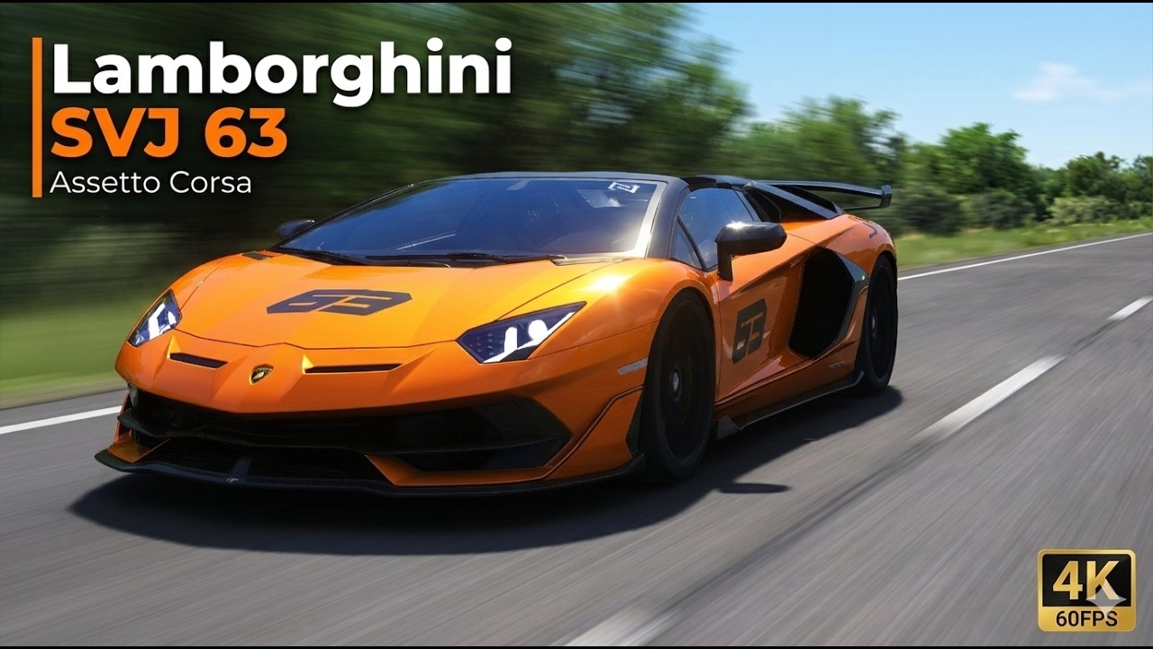 Lamborghini SVJ 63 –  Mountain Run ⚡ (4K 60FPS)