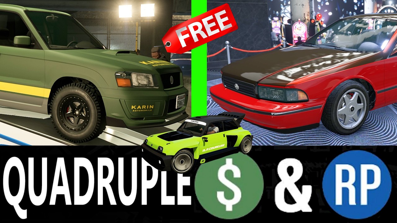 GTA 5 - Бесплатный бизнес и машина! 4-кратное увеличение денег и бонус в виде ящика генерального ...