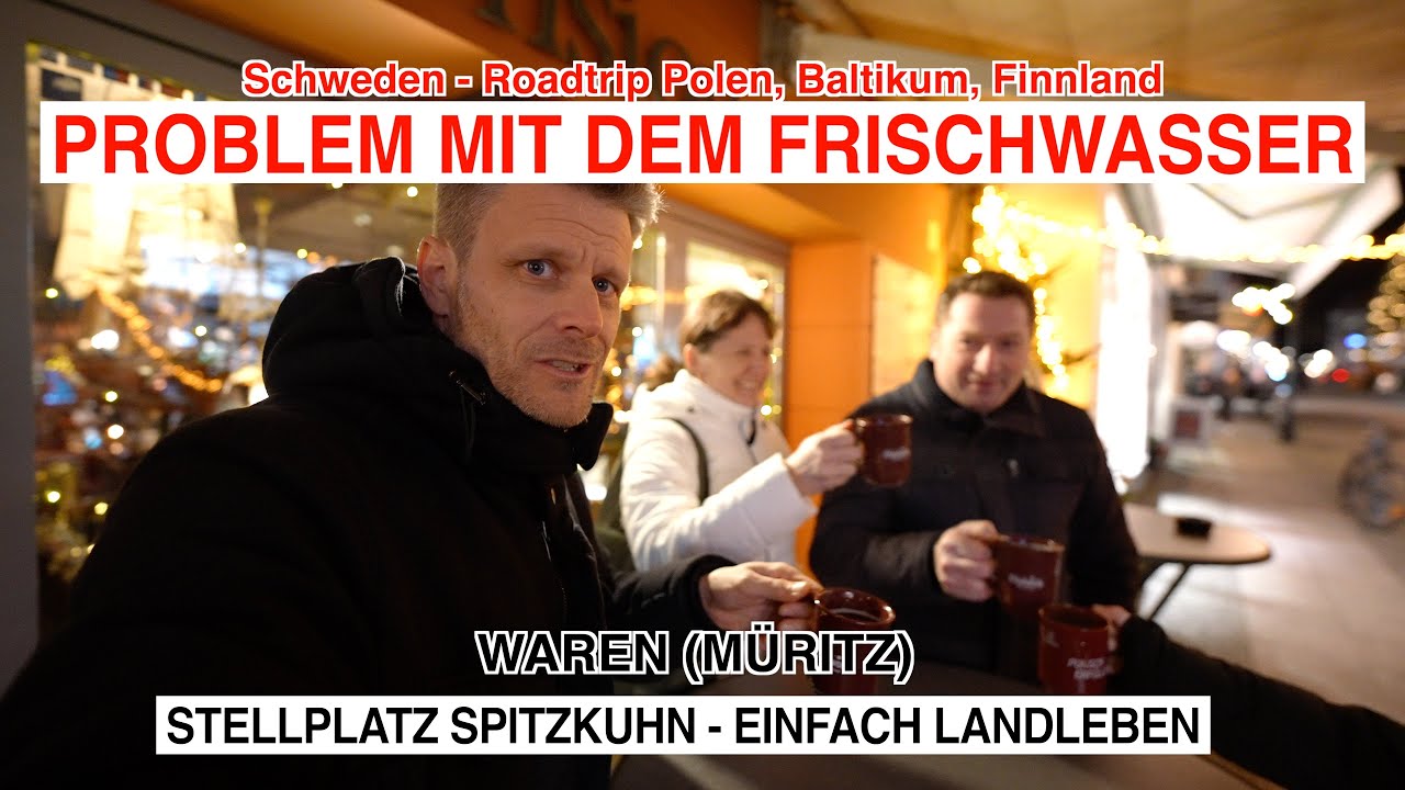 #1080 UNDICHT😲! ES TROPFT😱! WASSERLACHE IM VAN! Waren, Müritz Besuch, Front Loader & Abschied