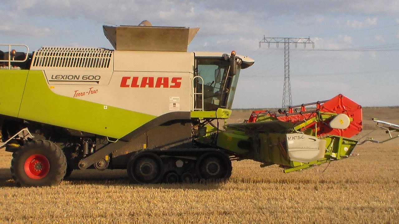 Claas Lexion 600 Terra Trac Ernte 2015
