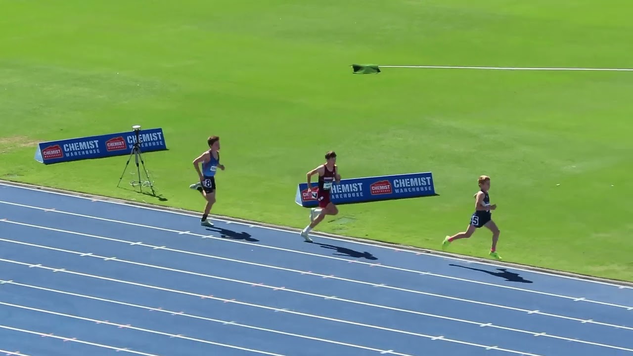 1500m U13 Men Final, Australian Junior Championships, QSAC 15 April 2023