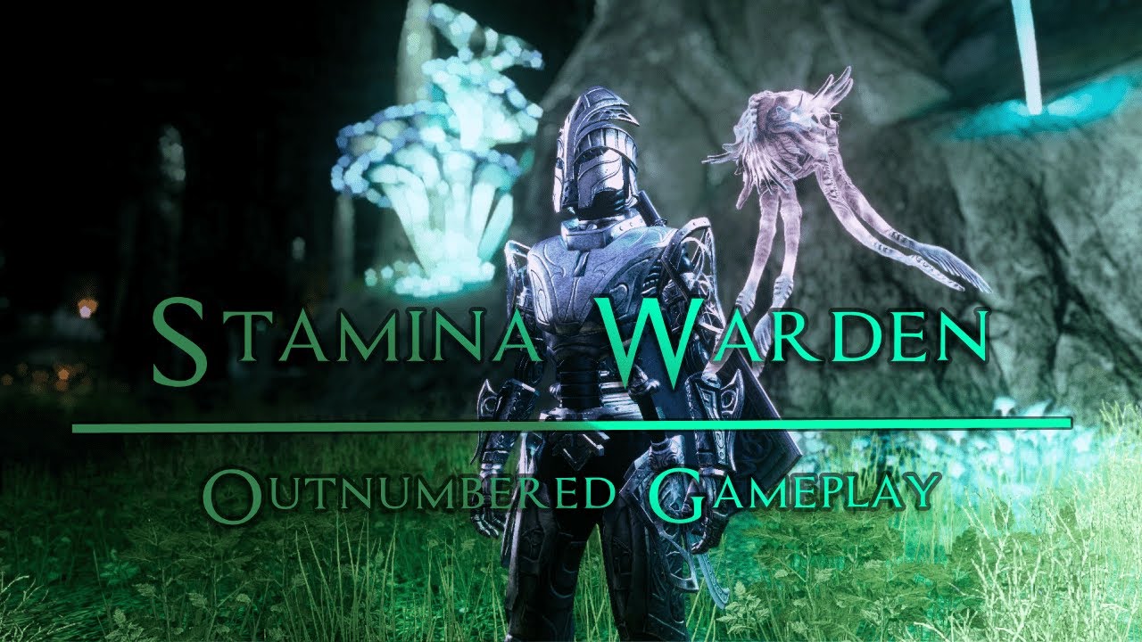 ESO | 1vX - Stamina Warden PvP Gameplay & Build | U40