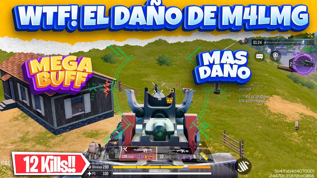 WTF! MEGA BUFEADA M4MLG CON ALTO DAÑO Y CONTROL PARA TUS ENFRENTAMIENTOS EN BATTLE ROYALE COD MOBILE