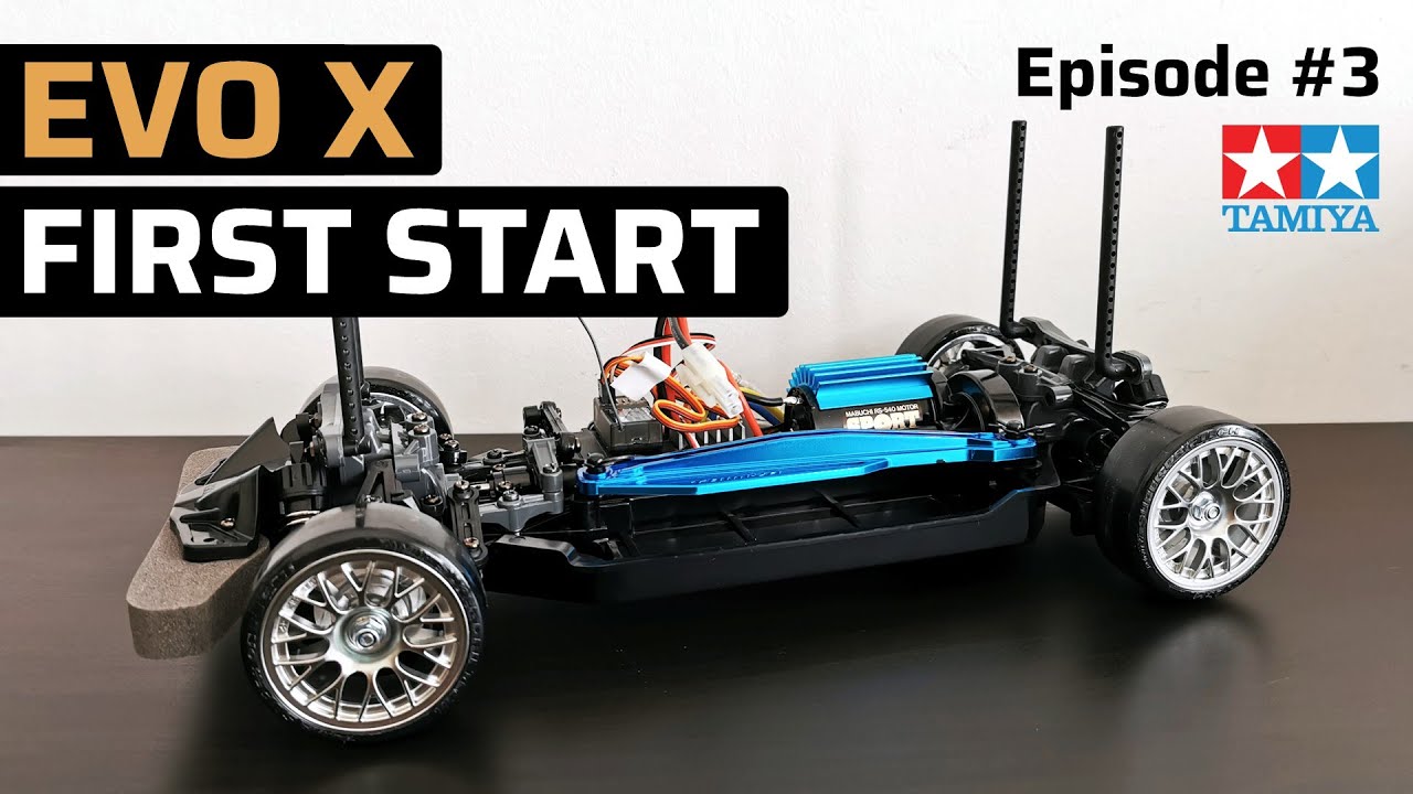 Tamiya Mitsubishi Evo X First Drift Attempt Ep. 3