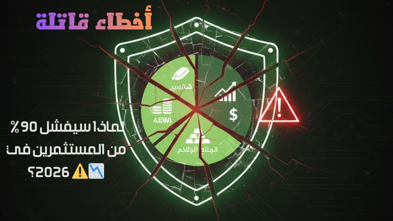 أخطاء قاتلة: لماذا سيفشل 90% من المستثمرين في 2026؟ ⚠️📉