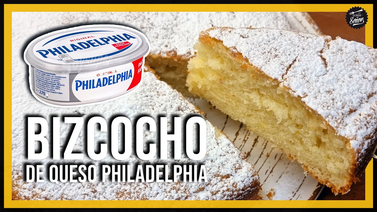 BIZCOCHO DE QUESO PHILADELPHIA 😋 ¡El más JUGOSO que he probado en mi vida!