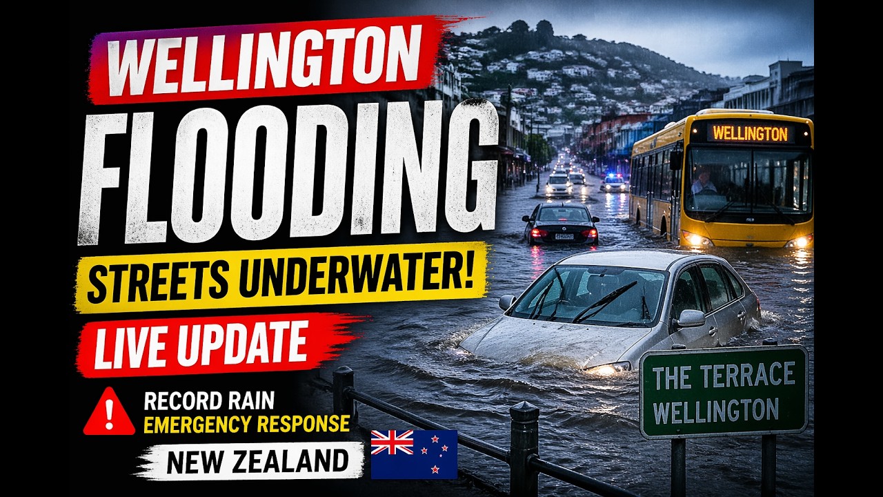 Wellington Flooding LIVE | Record Rain, Streets Underwater & Emergency Response Update