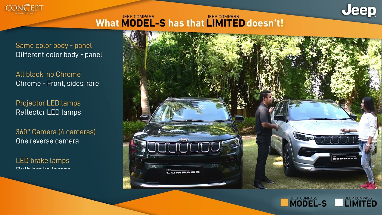 What Jeep Compass Model-S has that Jeep Compass Limited doesn't!