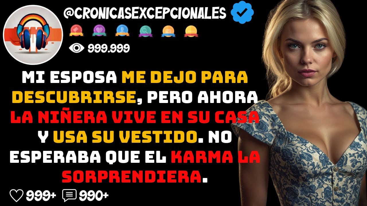 Mi ESPOSA me Dejo para DESCUBRIRSE, pero Ahora la NIÑERA vive en Su Casa y usa Su Vestido. El Karma