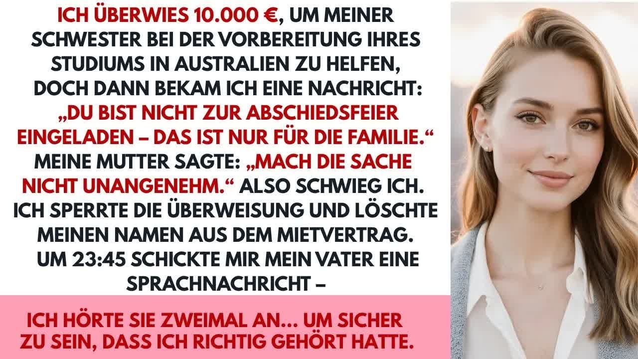Meine Schwiegereltern sagten spöttisch： „Sie heiratete ihn nur wegen unseres 200 000 € Hauses “