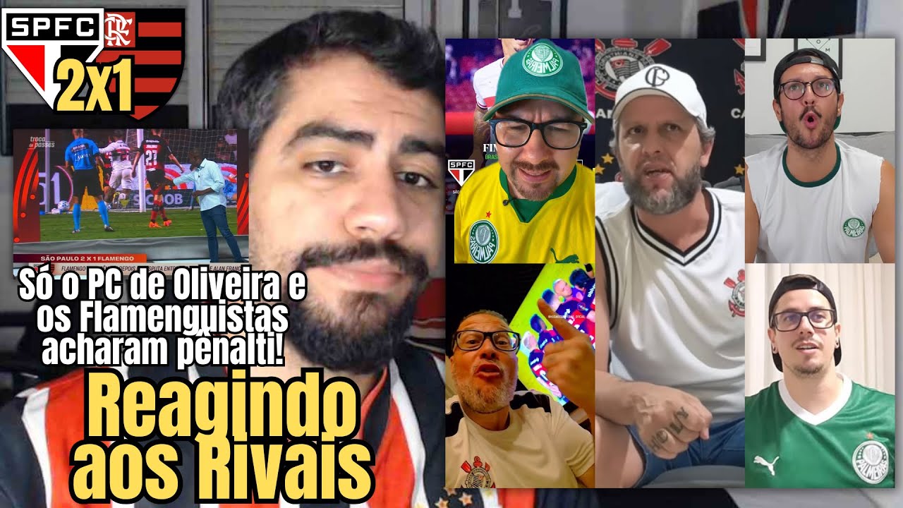 ATÉ RIVAIS DO SPFC SE INCONFORMARAM COM O CHORO DOS FLAMENGUISTAS! “NÃO FOI NADA NO ARRASCAETA”