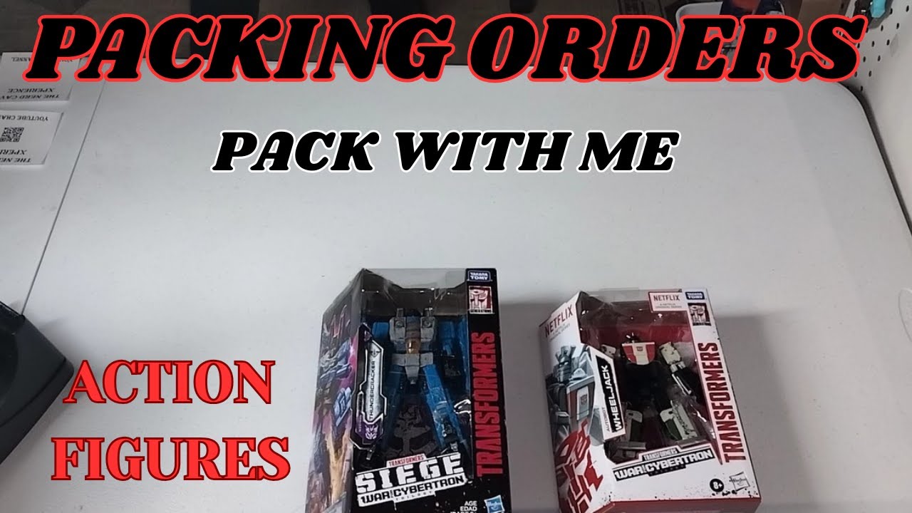 Packing orders for my small business | Action Figures | Transformers | No Talking | EP78