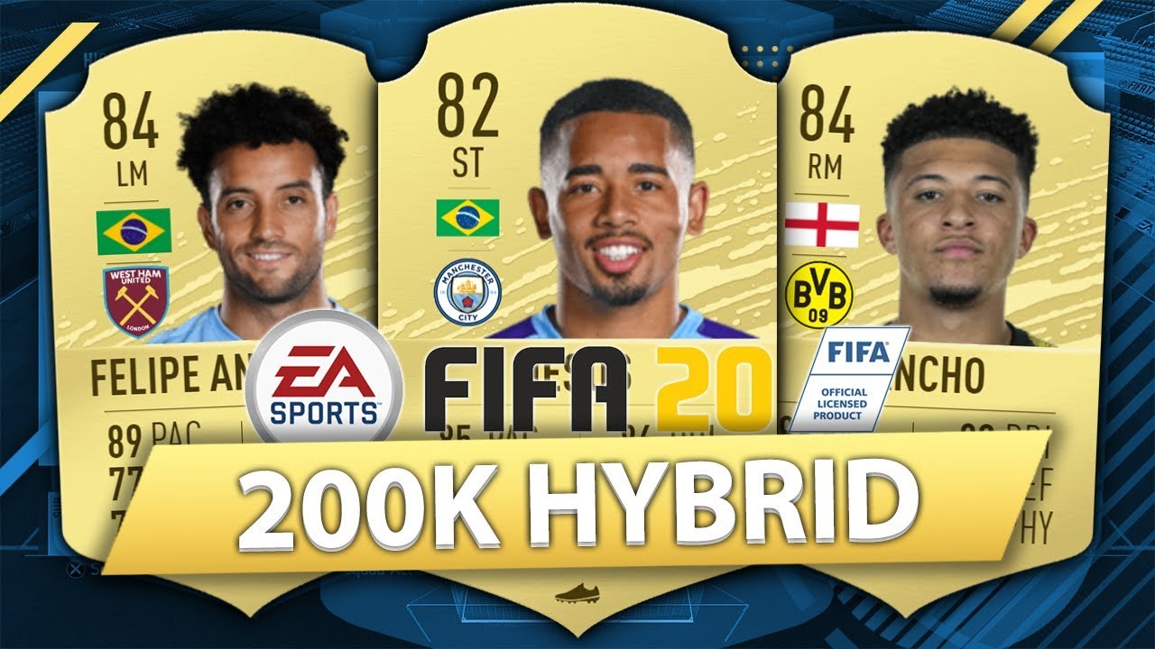 FIFA 20: BEST POSSIBLE 200K SQUAD BUILDER (200K HYBRID)